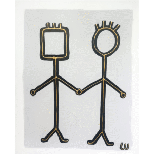 Square and circle - Luc Villard